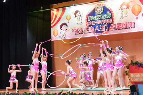 Art gymnastics school team